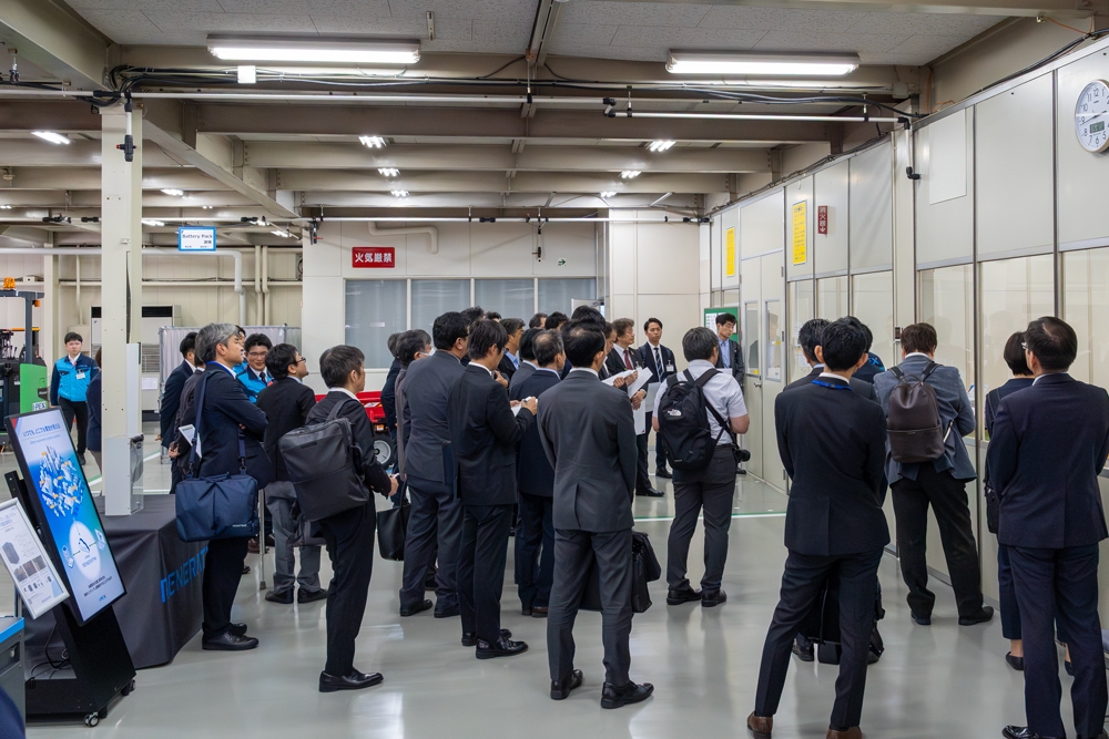 蓄電池システム製造ラインの見学