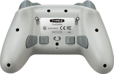 コントローラー本体背面