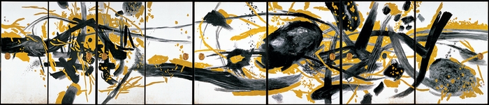 堂本印象 太平洋(全8面)1963年 高知・竹林寺(後期展示)