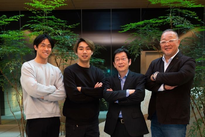 左からWellness Create(小原、星野)、CANLIFE(原口)、ABPJ(鎌田)