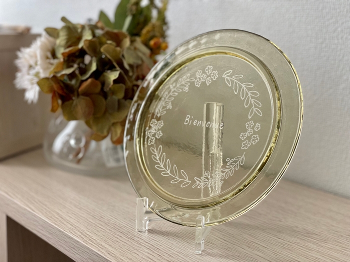 「Sghr Rework(エスジーエイチアール リワーク)〜ガラスプレートに秋を描こう〜」 サンプル