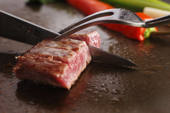 鳥取和牛食べ比べランチ/鉄板焼「石心亭」