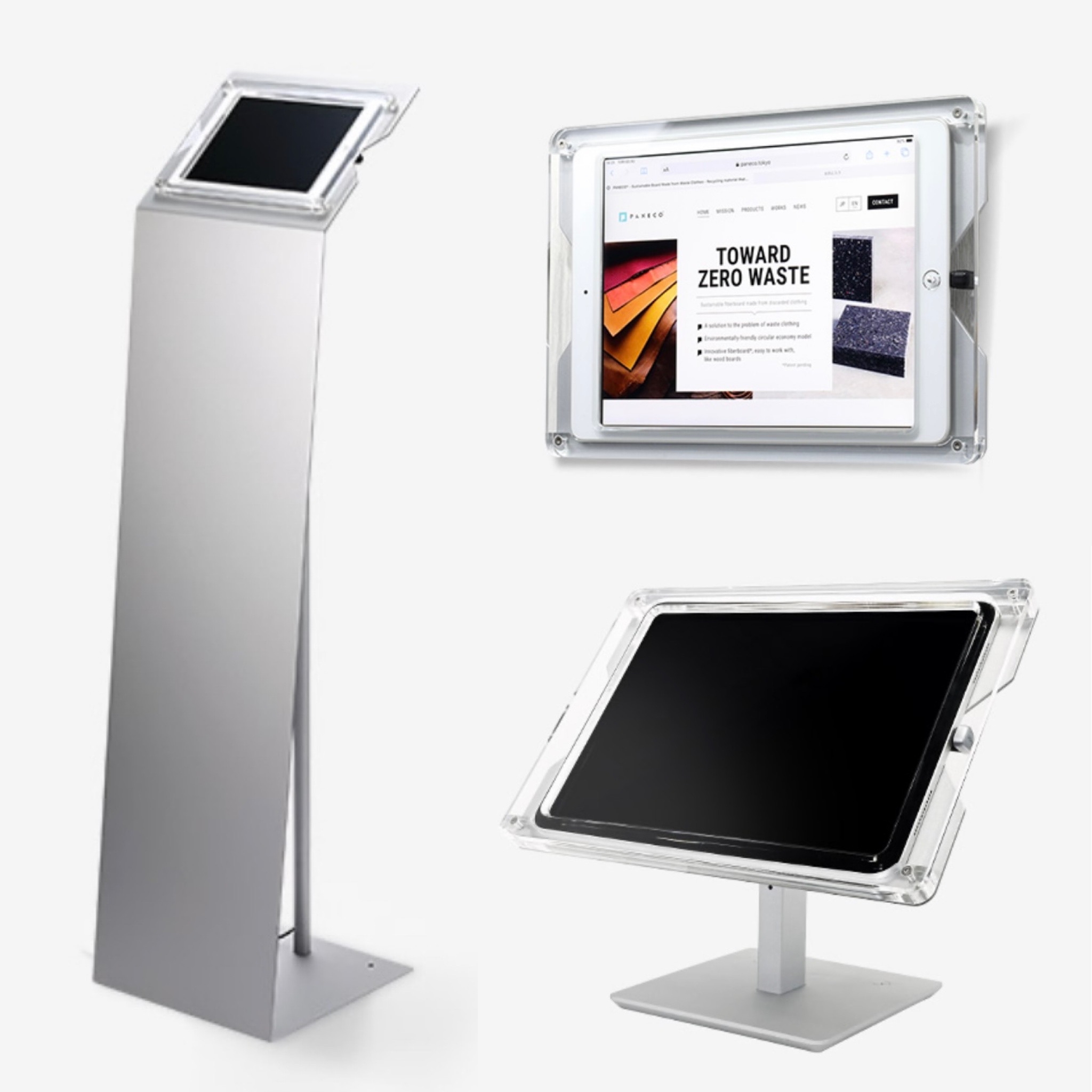 iPad タブレット盗難防止スタンド 』なら【 Tシリーズ 】iPad