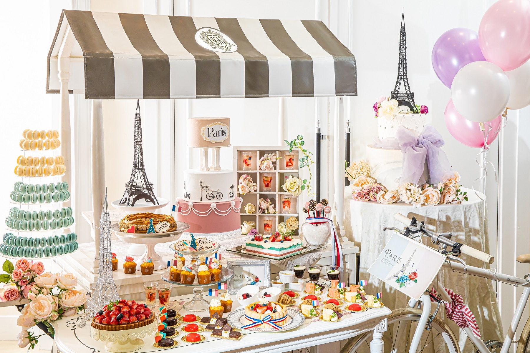 【大阪・心斎橋】気分はパリジェンヌ!! 『パリジェンヌのお茶会~スイーツブッフェ~』開催