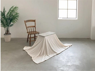 ワンルームの救世主！おひとり様サイズで収納に困らない　 ちいさなこたつ「ラテ」に 新色ホワイトマーブルが登場！10月中旬に発売