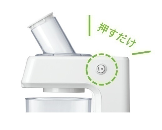 操作性に優れたON/OFFスイッチ