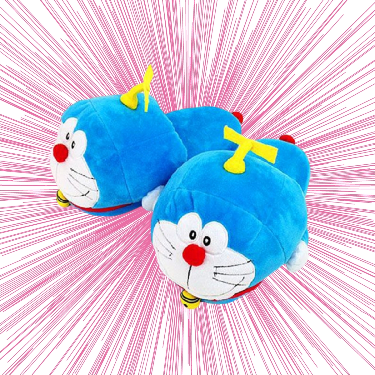 ドドドドドドドドドッドー ドラえもん。涼しくなってきたから冷え性対策のスリッパはこれだ!