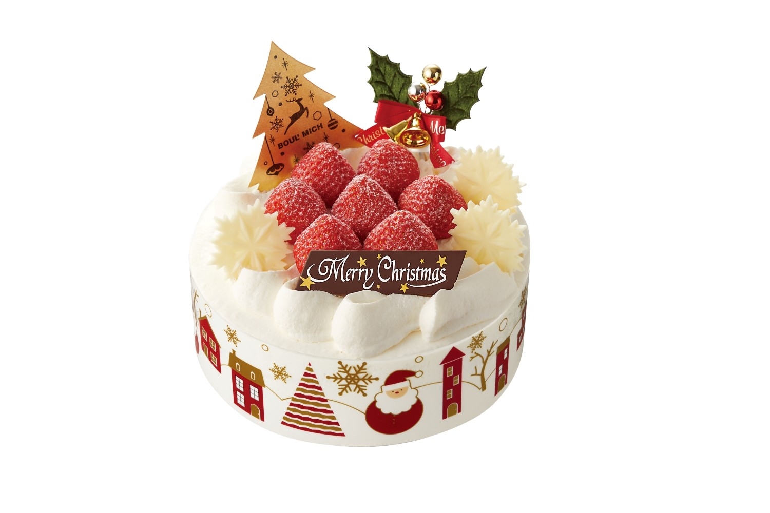 クリスマス・苺ショートケーキ5号サイズ