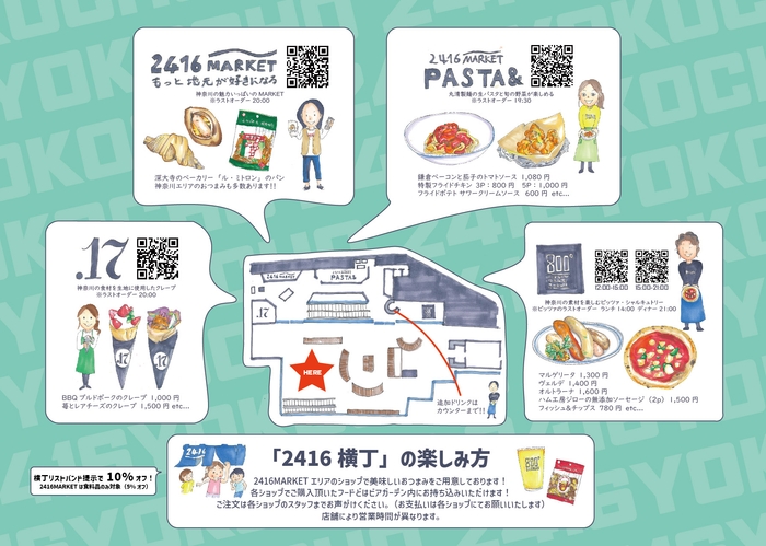 今年は同エリア内の各ショップから持ち込み可能な横丁スタイル!