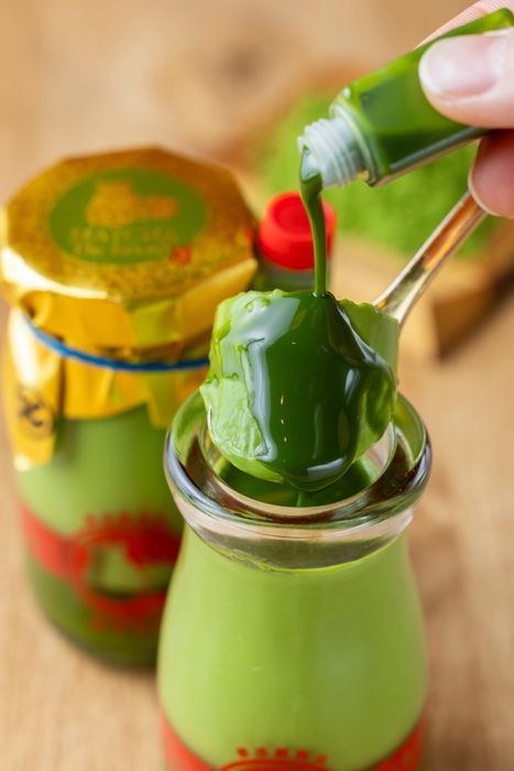 静岡抹茶プリンDXII 500円