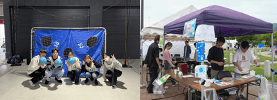 令和6年（2024年）にFC大阪と共同開催した子ども向けイベントの様子