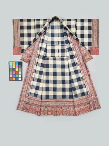 『格子絣更紗間着』 国立文化財機構所蔵品統合検索システム