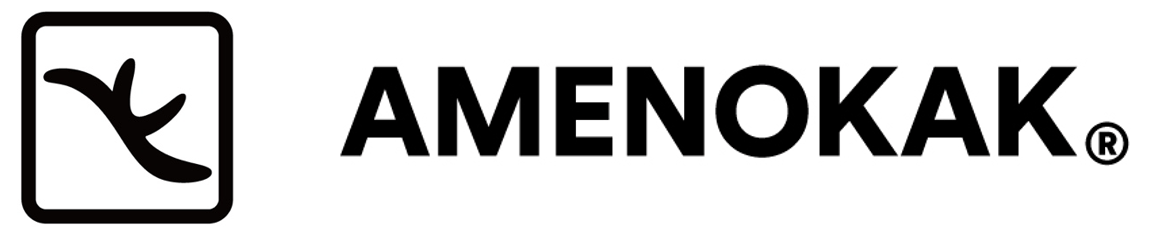 AMENOKAKロゴ 鹿の角と「K」をイメージしたモチーフ