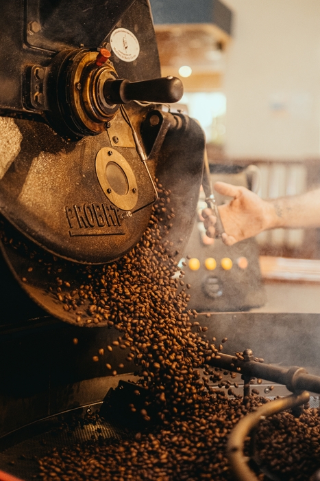 ハワイ ホノルルコーヒー エクスペリエンスセンター店-焙煎機「Probat」