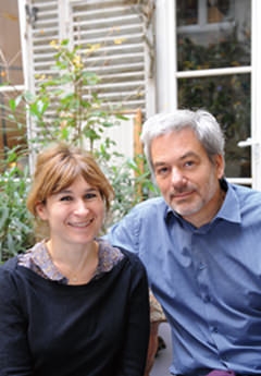 左)アン・グットマン 右)ゲオルグ・ハレンスレーベン