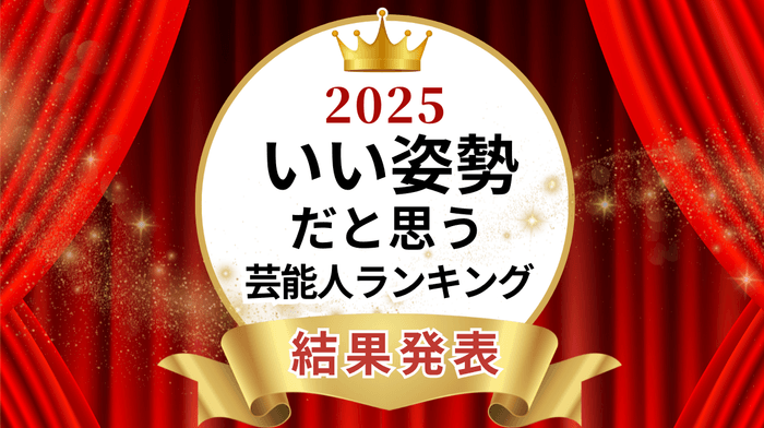 株式会社ボディスプラウト発表 いい姿勢だと思う芸能人ランキング