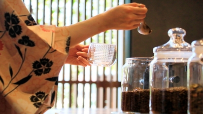 ウェルカムお茶バー　※イメージ