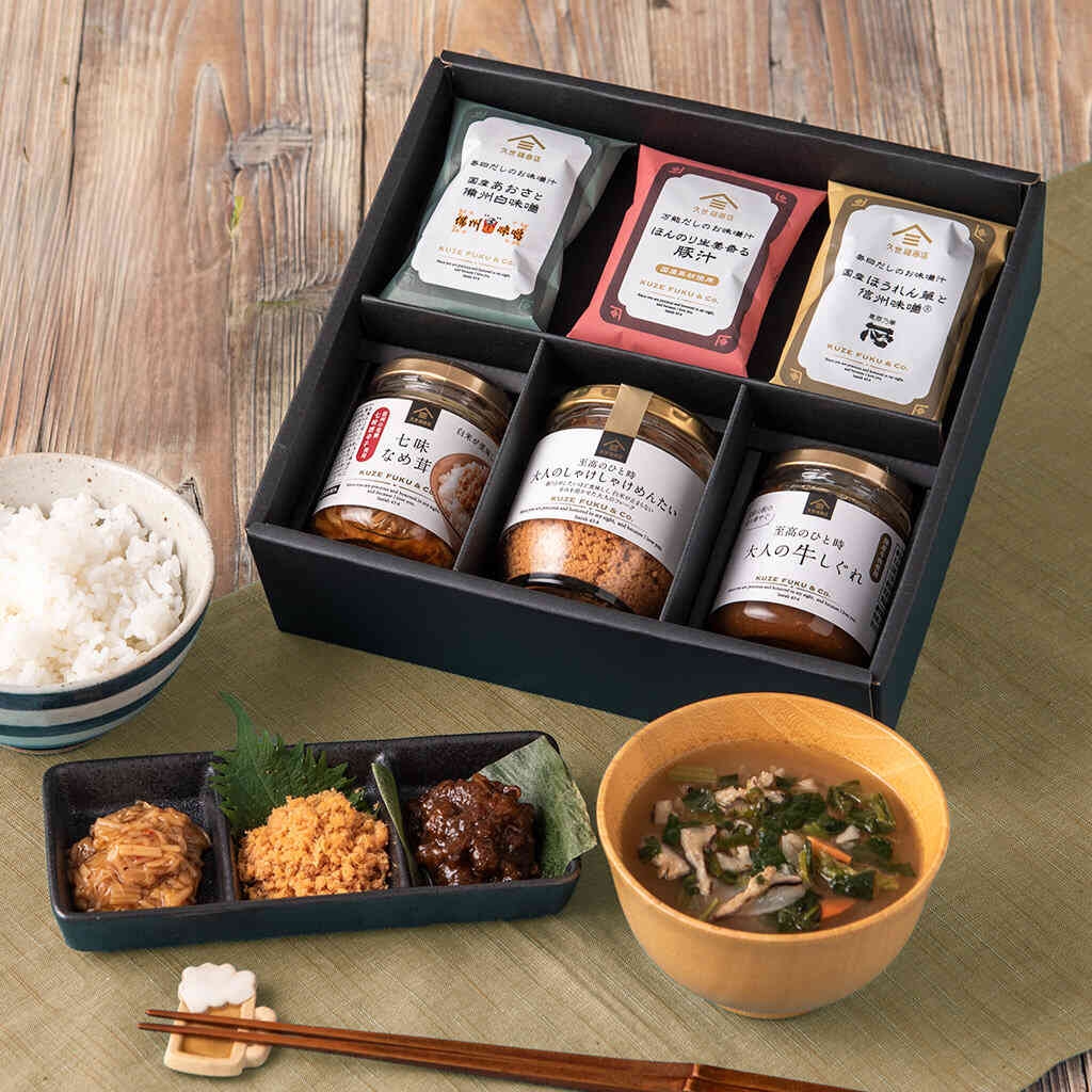 【 今だけ送料無料!】お味噌汁とごはんのお供ギフト 3,240 円(税込)