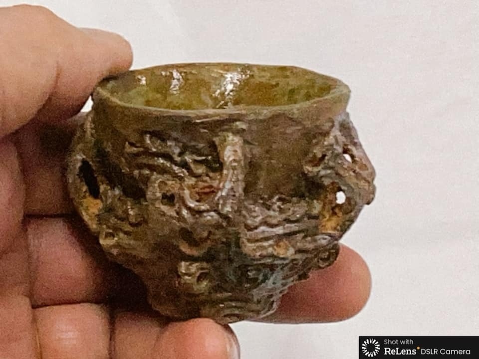 縄文・火焔型ぐい呑み