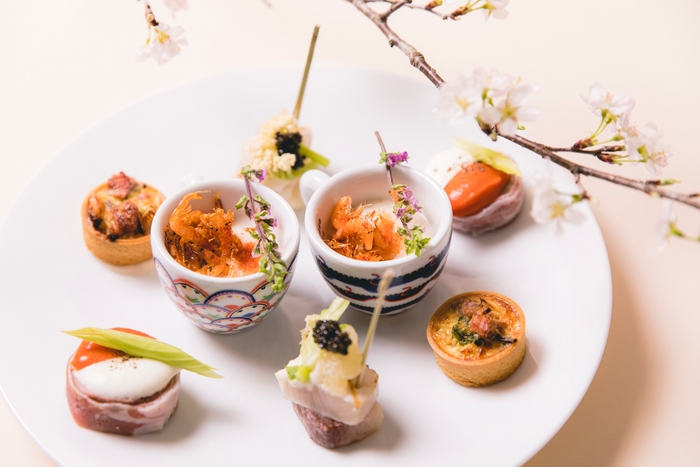 桜アフタヌーンティーセットメニュー イメージ