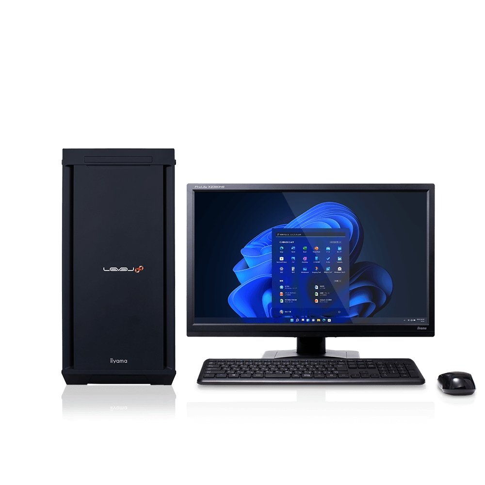 Intel i5 12400搭載 iiyama製BTOパソコン iiyama、ゲーミングPC「LEVELθ」に「Core i5 14400F」を搭載した