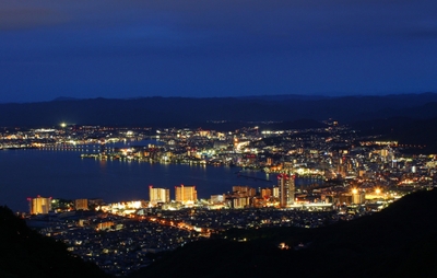 （③びわ湖夜景写真）