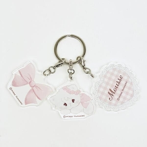 mikkoの3連アクリルキーホルダー