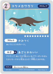 コツメカワウソのカード