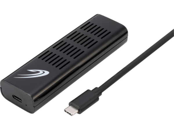 『CYBER・M.2 SSD to USB変換アダプター(PS5用)ブラック』製品画像