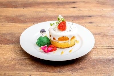 ▲紫原＆氷室　ミックスベリーの厚窯パンケーキ