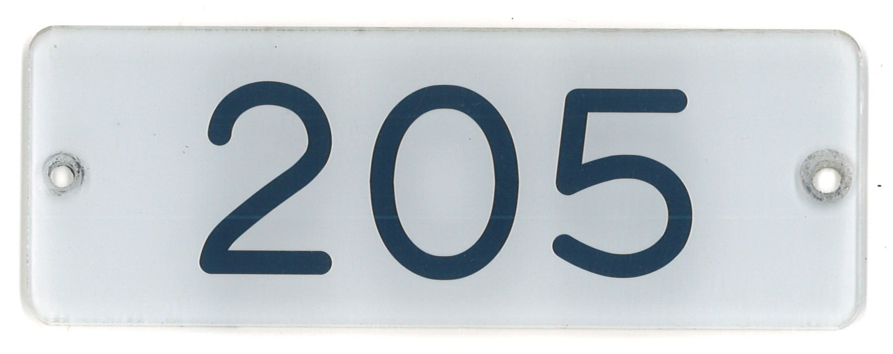 車両番号レプリカ205