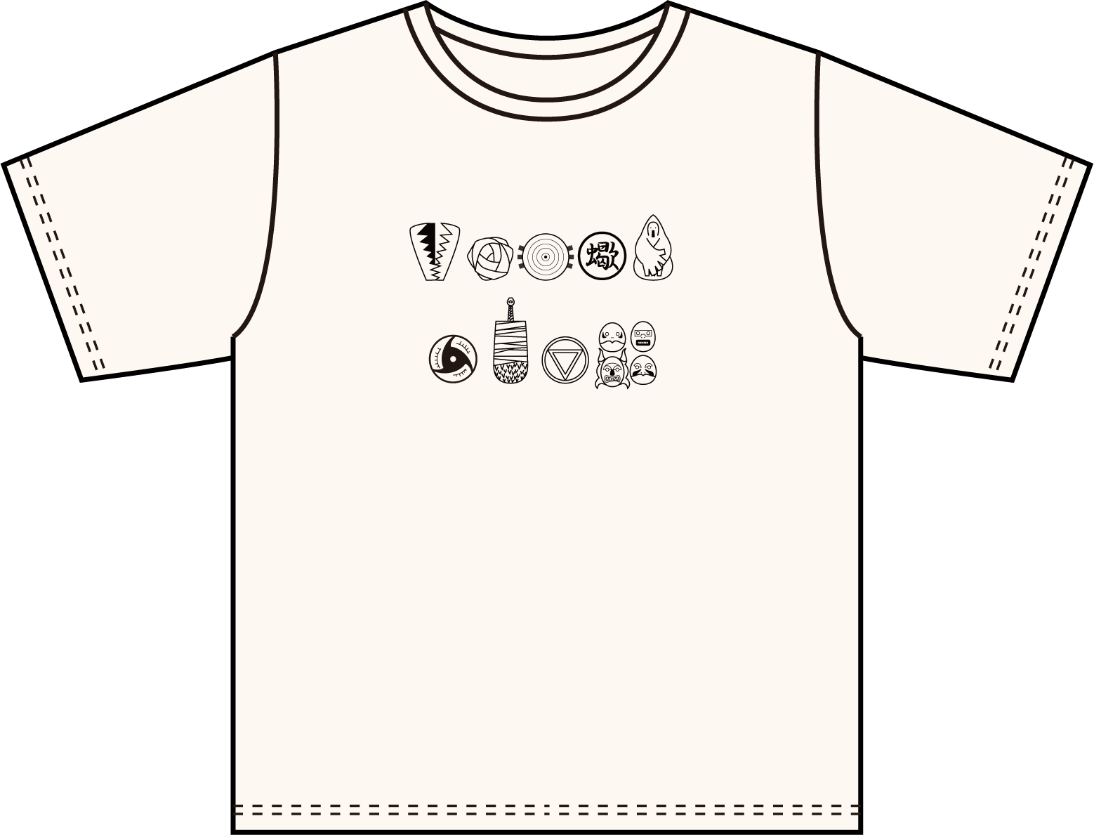 ▲SHINOBIZATO+ 「暁」アイコンTシャツ