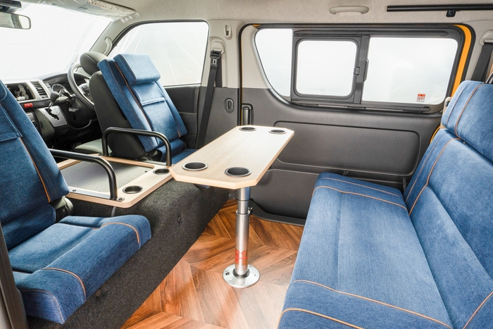 オーバーランダーW カイハラデニムダイネット前部