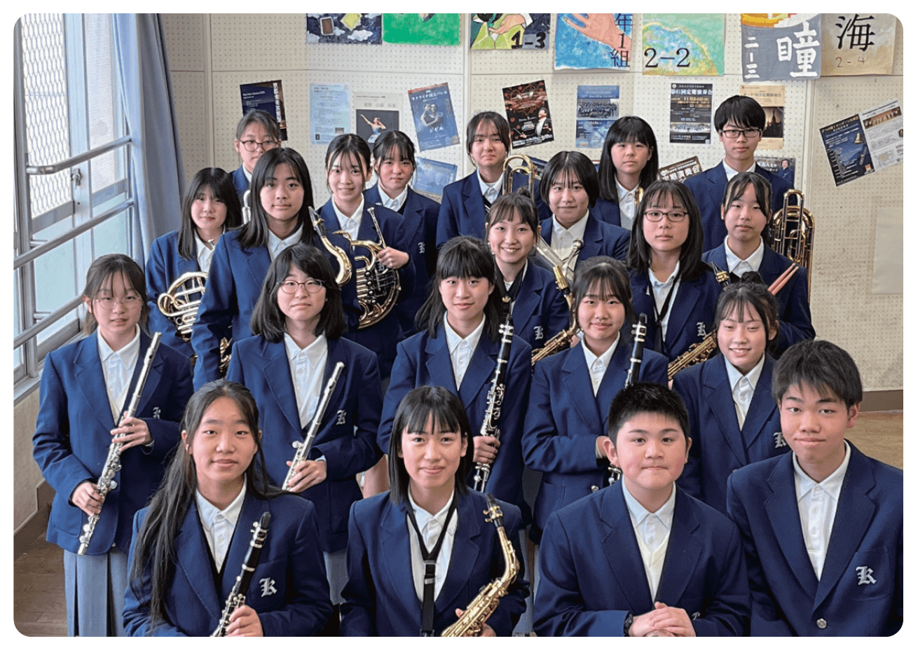 MOMOテラス_10周年_京都市立春日丘中学校_吹奏楽部_奏で~る