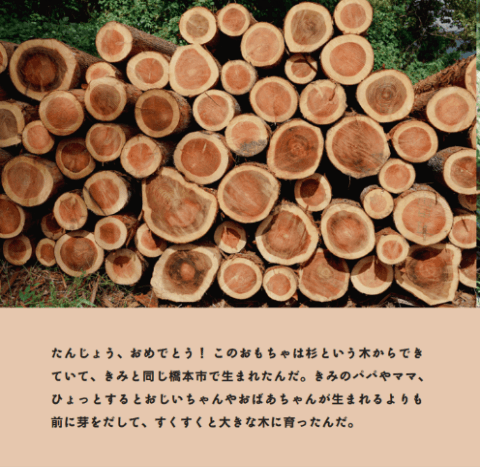 「木のおもちゃ」付属冊子「hello New baby」