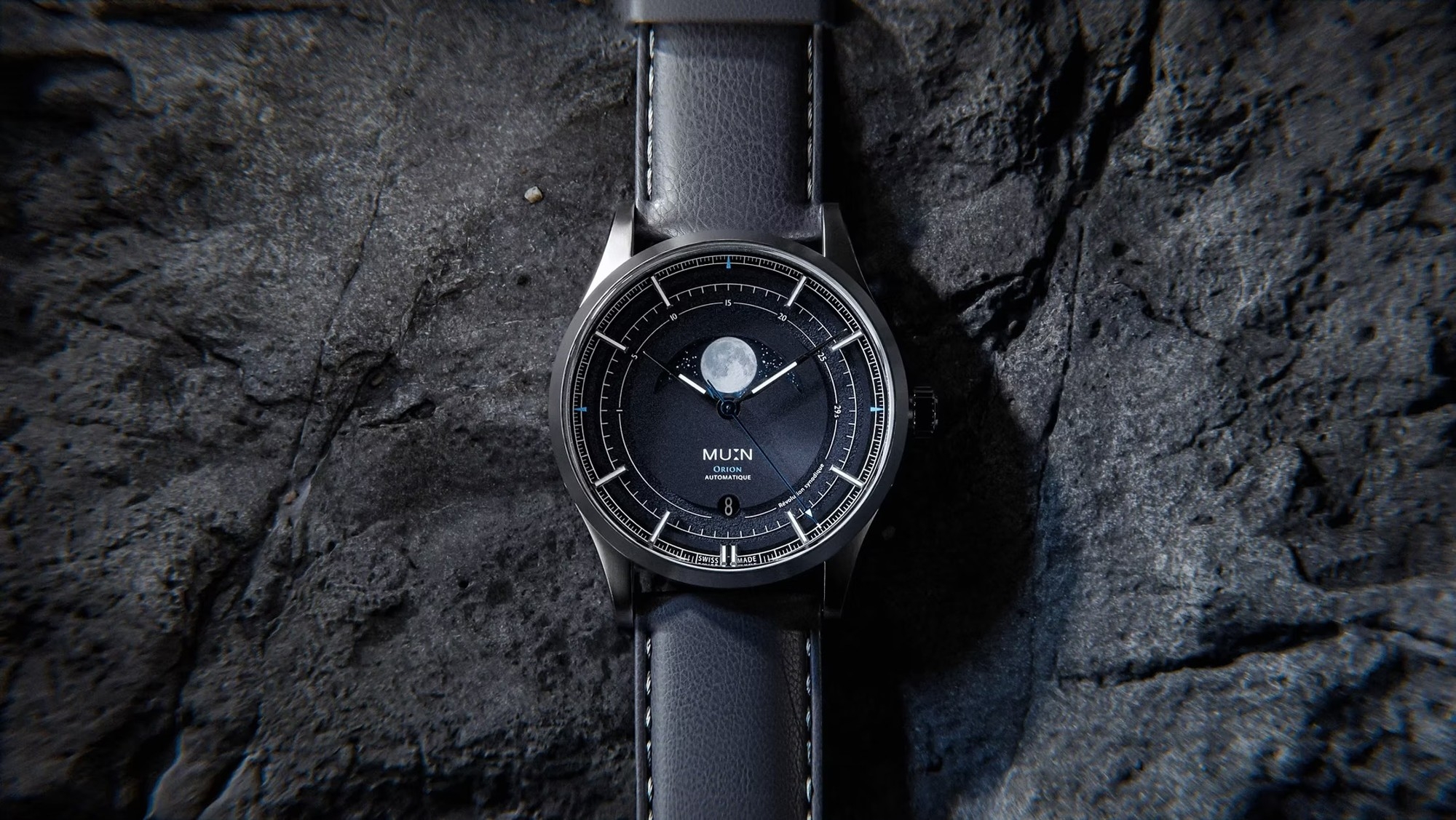 月を纏う、至高のムーンフェイズウォッチ – 国内再上陸 フランス発「MU:N(ムン)」 H°M’S” WatchStoreで取り扱い開始