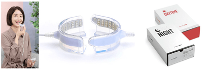 夜間は夜用アライナー（Smartee αシリーズ）＋光加速矯正装置(ヒーリング)