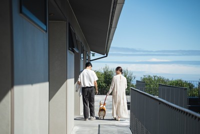 伊豆山の高台に佇むVILLA