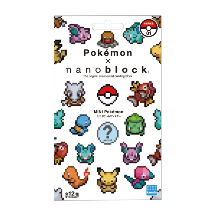 nanoblock(R)ミニポケモンシリーズ01　パッケージ