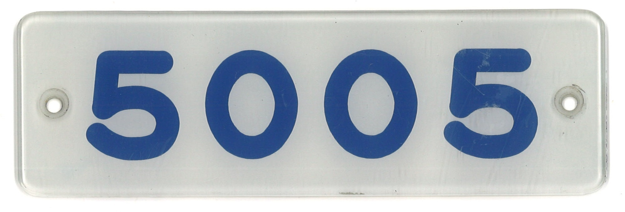 車両番号レプリカ5005