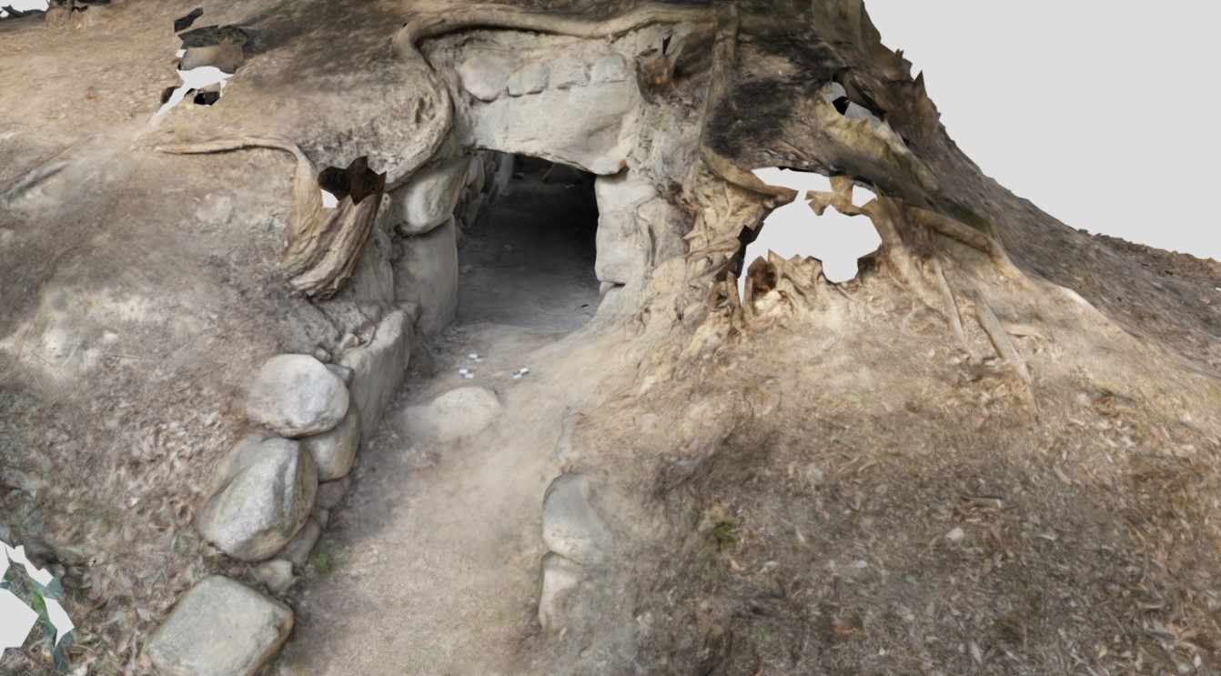 関西学院構内古墳(墳丘と石室) Photogrammetry をSketchfabで公開しました