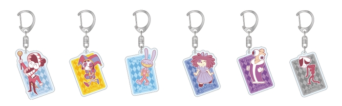 <アメイジングデジタルサーカス トレーディングアクリルキーホルダー商品画像>