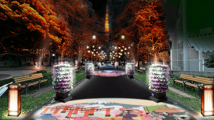 芝公園ライトアップ(イメージ)