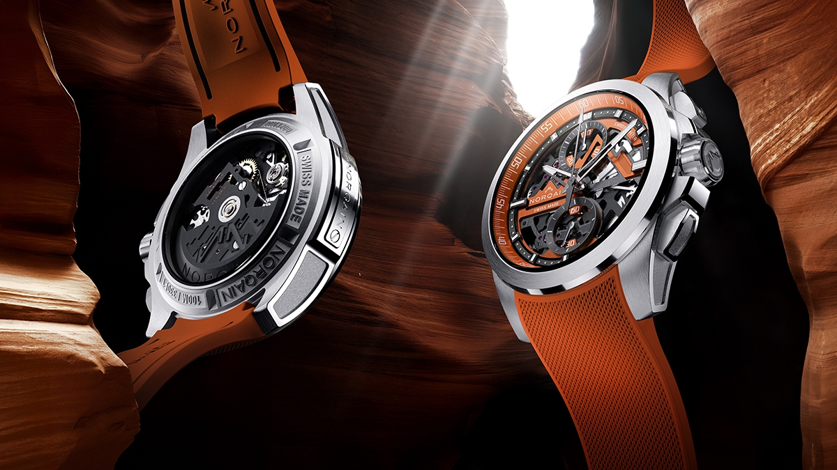 Independence Skeleton Chrono Orange-2