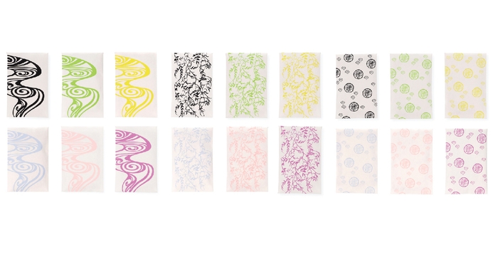 柄バリエーション 流水・植物・龍