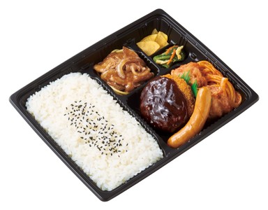 スポーツ弁当 から揚＆デミメンチ 649円(税込700円)