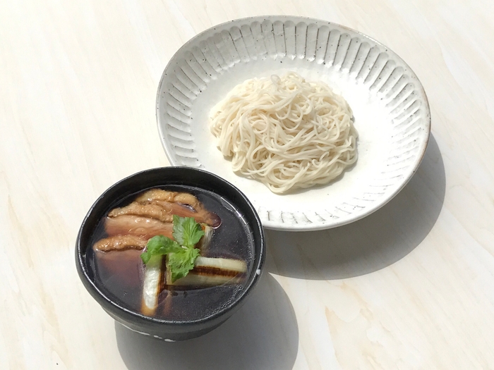 低糖質麺:調理例3(鴨せいろ風)
