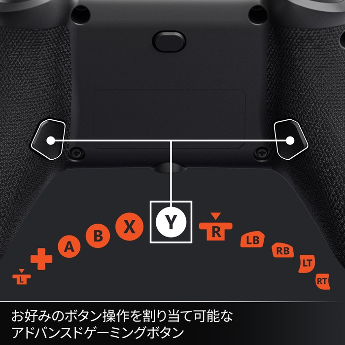 お好みのボタン操作を割り当て可能なアドバンスドゲーミングボタン