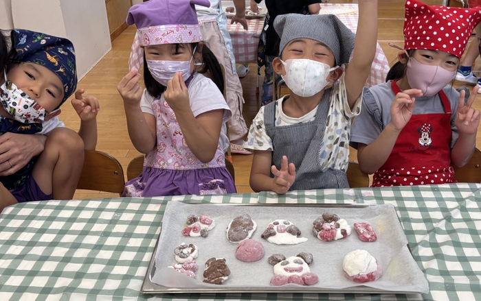 こどもたちと作る米粉パンづくり