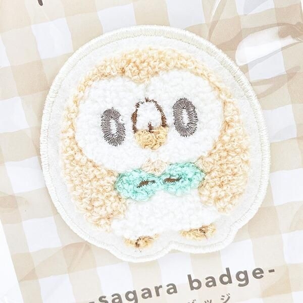 ポケピースのサガラ刺繍バッジ